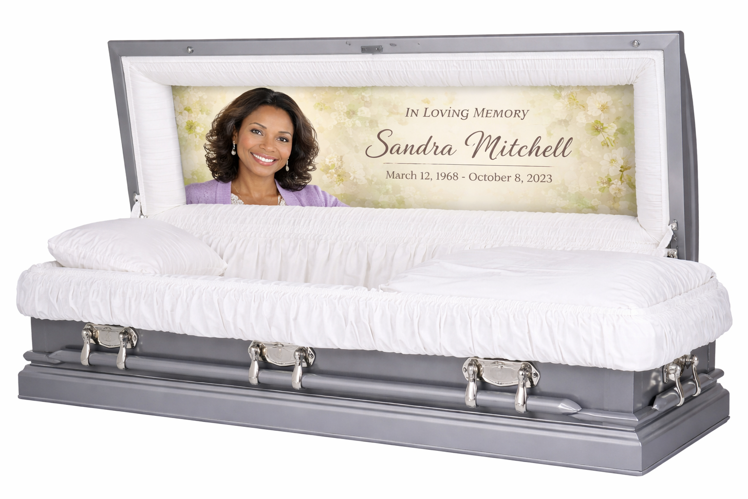 Full - Custom - Casket Cap Panel Insert - Create Your Own